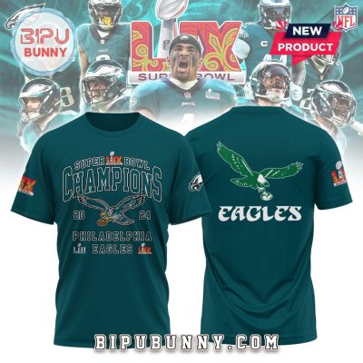 Super Bowl LIX Champions 2024 Philadelphia Eagles Hoodie