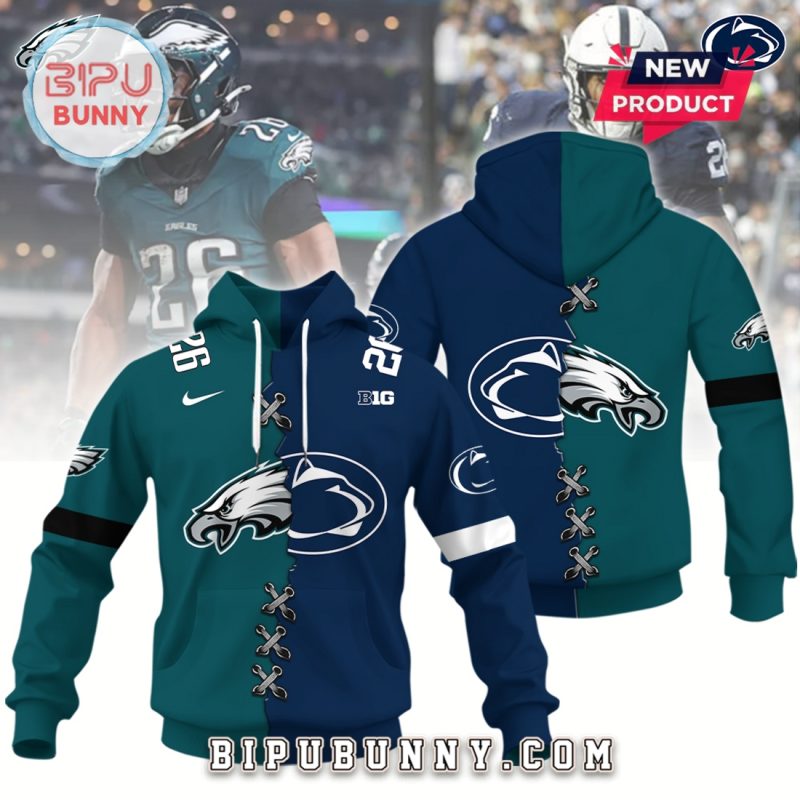 Super Bowl LIX Champions Eagles Mix Jersey Hoodie