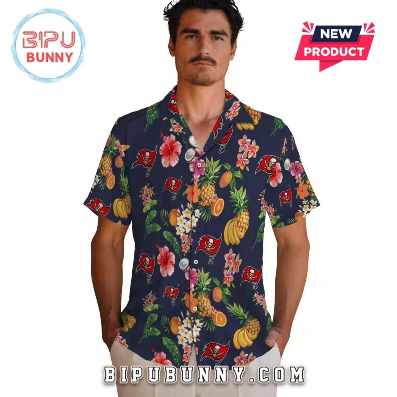 Tampa Bay Buccaneers Hibiscus Fruit Summer Hawaiian Shirt
