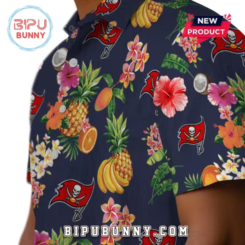 Tampa Bay Buccaneers Hibiscus Fruit Summer Hawaiian Shirt