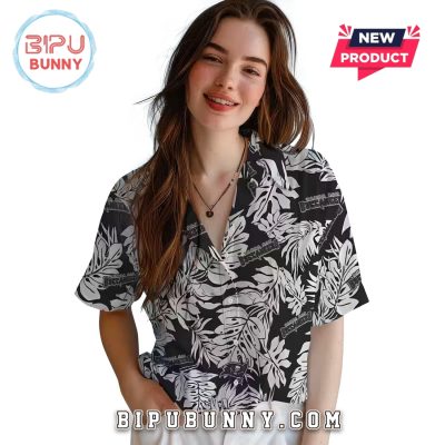 Tampa Bay Buccaneers Monstera Leaf Pattern Hawaiian Shirt