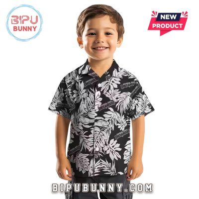 Tampa Bay Buccaneers Monstera Leaf Pattern Hawaiian Shirt