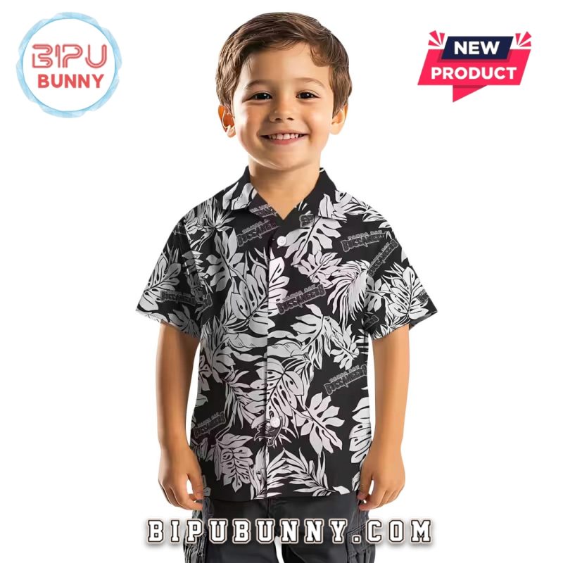 Tampa Bay Buccaneers Monstera Leaf Pattern Hawaiian Shirt