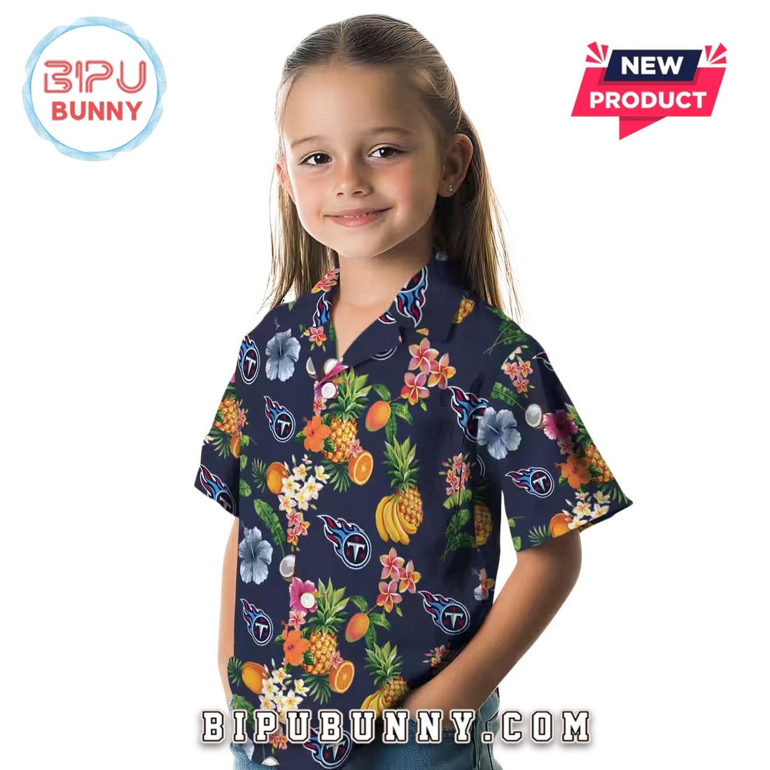 Tennessee Titans Hibiscus Fruit Trendy Hawaiian Shirt Tennessee Titans Hibiscus Fruit Trendy Hawaiian Shirt