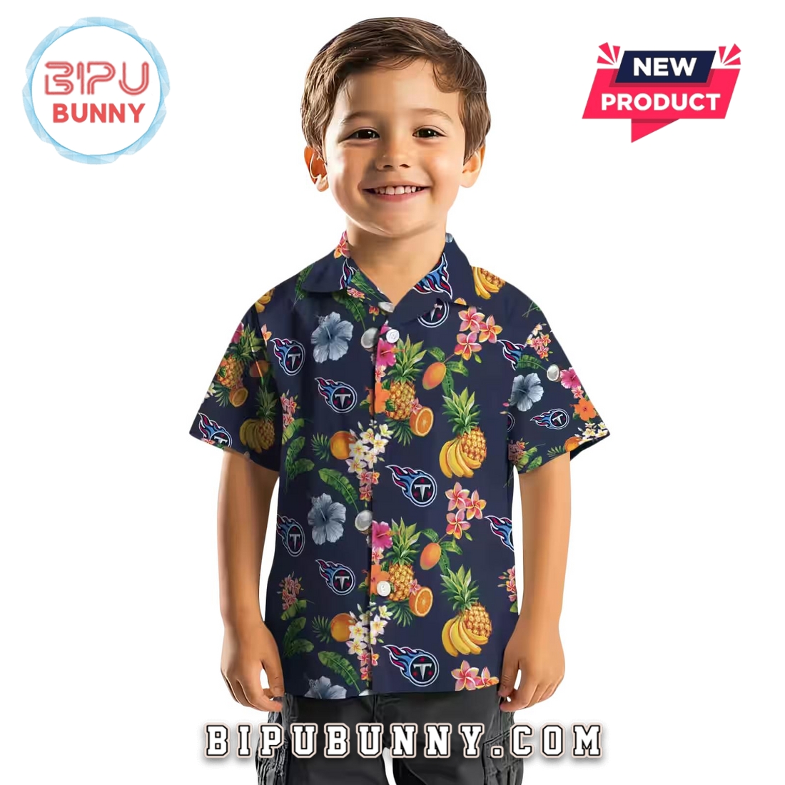 Tennessee Titans Hibiscus Fruit Trendy Hawaiian Shirt Tennessee Titans Hibiscus Fruit Trendy Hawaiian Shirt