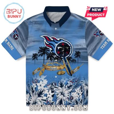 Tennessee Titans Tropical Canoe Hawaiian Shirt