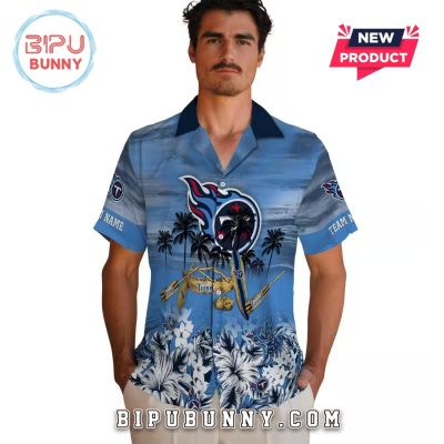 Tennessee Titans Tropical Canoe Hawaiian Shirt