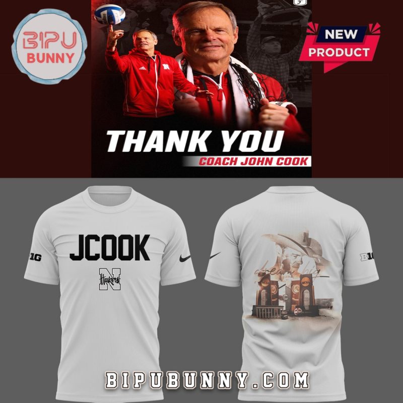 Thank You Coach John Cook Nebraska Volleyball 2025 Hoodie