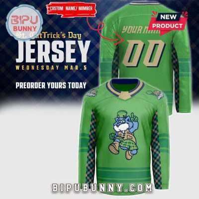 Toledo Walleye x 2024 St. CatTrick’s Day Hockey Jersey