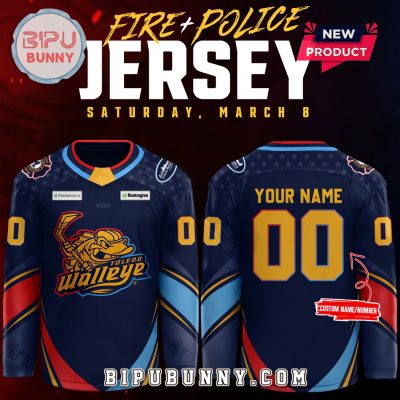 Toledo Walleye x First Responders Night Hockey Jersey