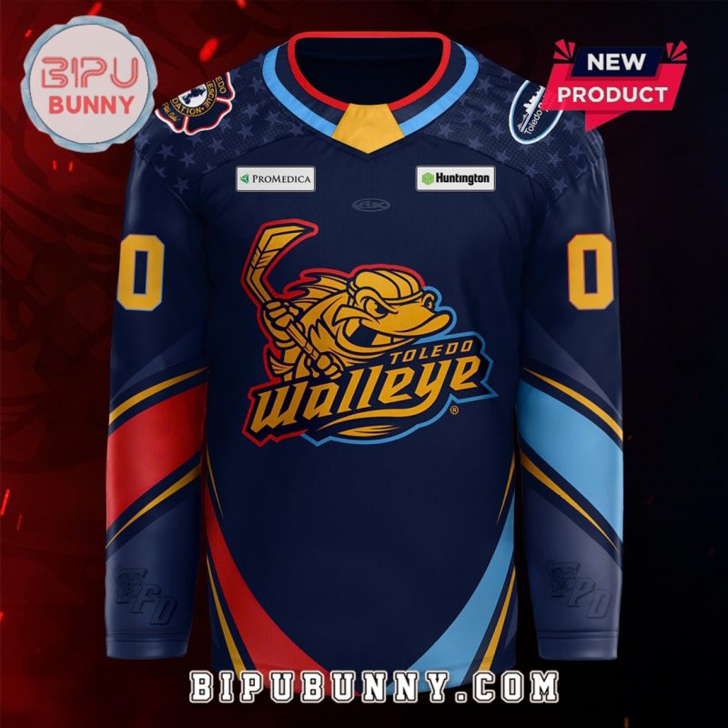 Toledo Walleye x First Responders Night Hockey Jersey