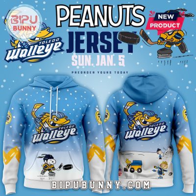 Toledo Walleye x Peanuts Night Limited Edition Hoodie Set