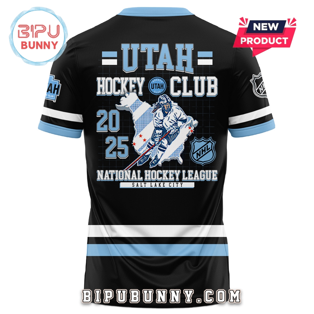 Utah Hockey 2025 Black Breakaway Hoodie Utah Hockey 2025 Black Breakaway Hoodie