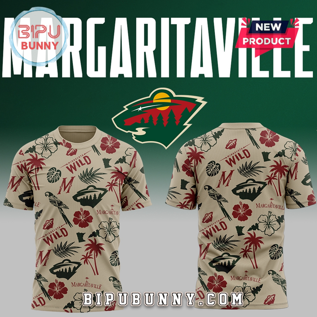 2025 Minnesota Wild x Margaritaville Shirt 2025 Minnesota Wild x Margaritaville Shirt