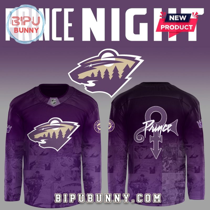 2025 Minnesota Wild x Prince Night Hockey Jersey