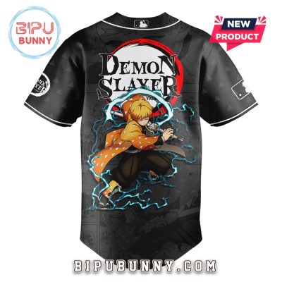 Agatsuma Zenitsu Demon Slayer x MLB Baseball Jersey