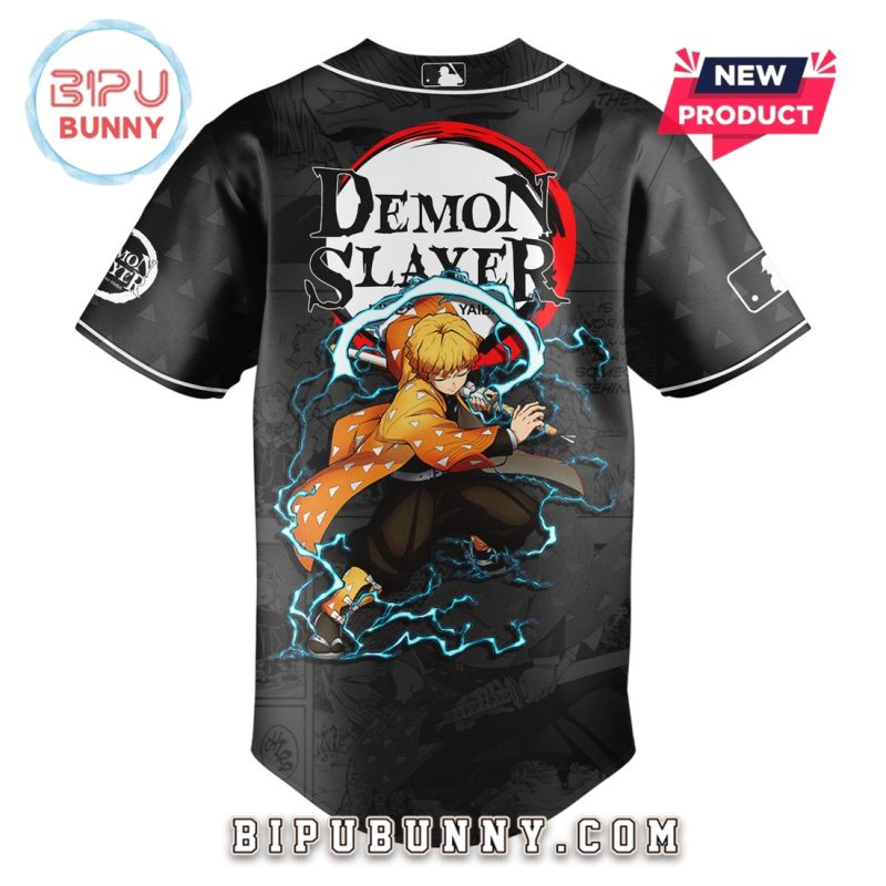 Agatsuma Zenitsu Demon Slayer x MLB Baseball Jersey