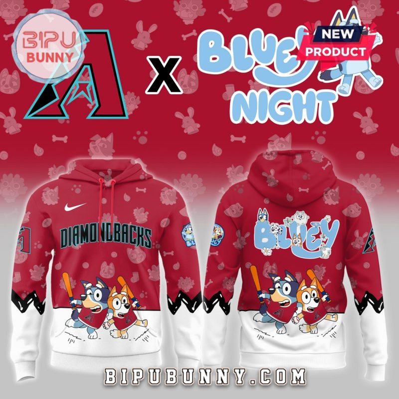 Arizona Diamondbacks 2025 Bluey Night Hoodie