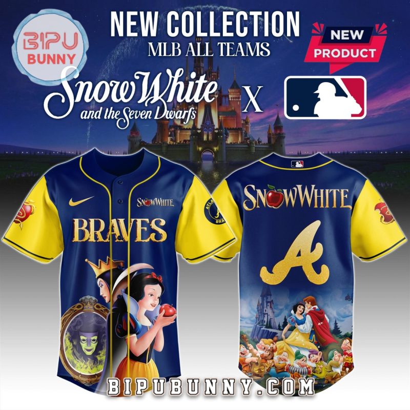 Atlanta Braves MLB x Snow White 2025 Baseball Jersey