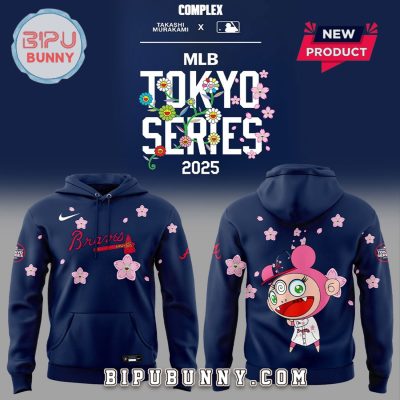 Atlanta Braves Takashi Murakami 2025 Tokyo Series Hoodie