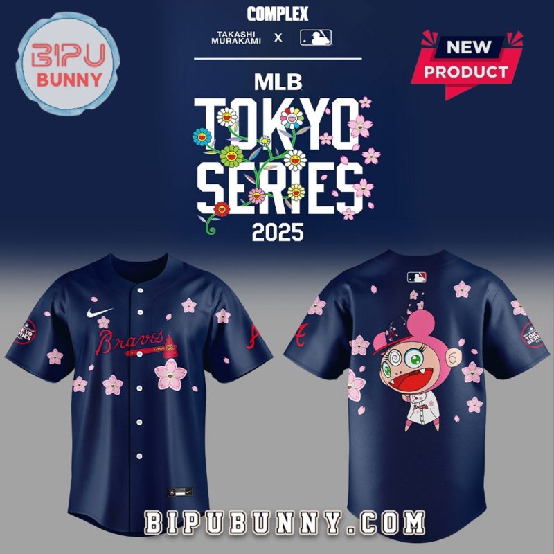 Atlanta Braves Takashi Murakami Tokyo Series Baseball Jersey