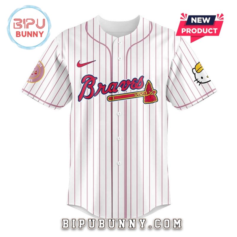 Atlanta Braves x Hello Kitty Night Game Baseball Jersey