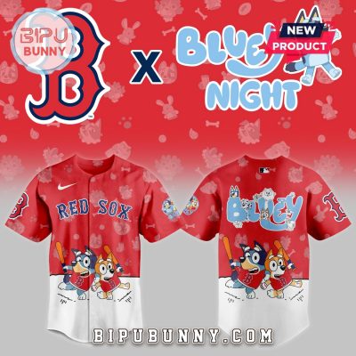 Boston Red Sox 2025 Bluey Night Baseball Jersey