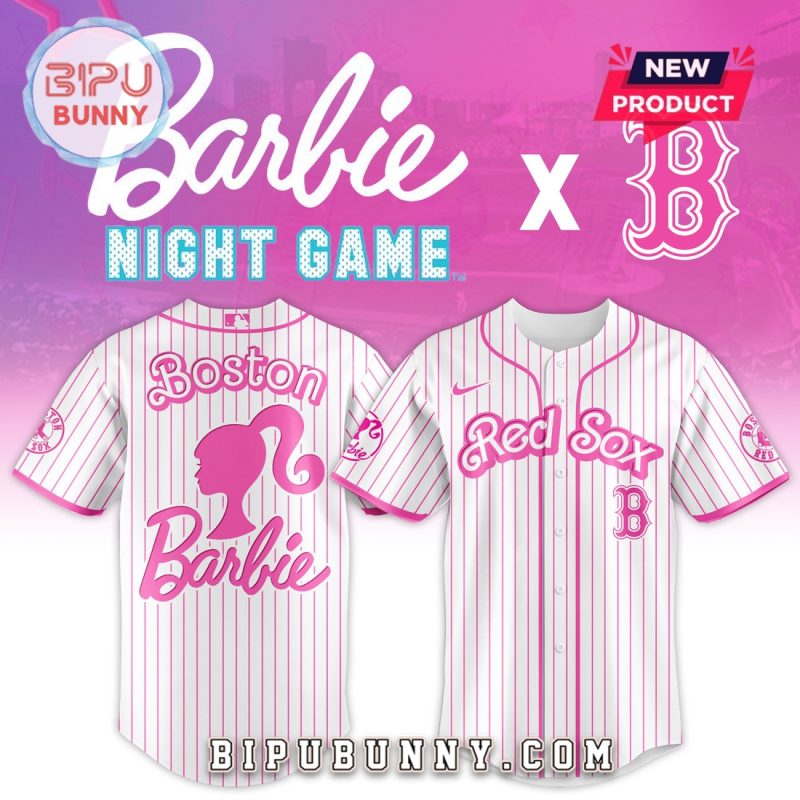 Boston Red Sox MLB x Barbie Night Game Baseball Jersey