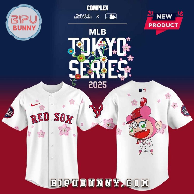 Boston Red Sox Takashi Murakami Tokyo Series Baseball Jersey