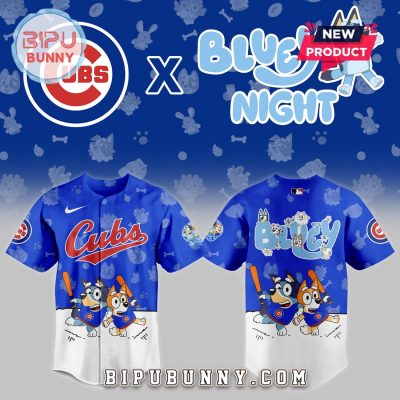 Chicago Cubs 2025 Bluey Night Baseball Jersey