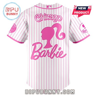 Chicago Cubs MLB x Barbie Night Game Baseball Jersey