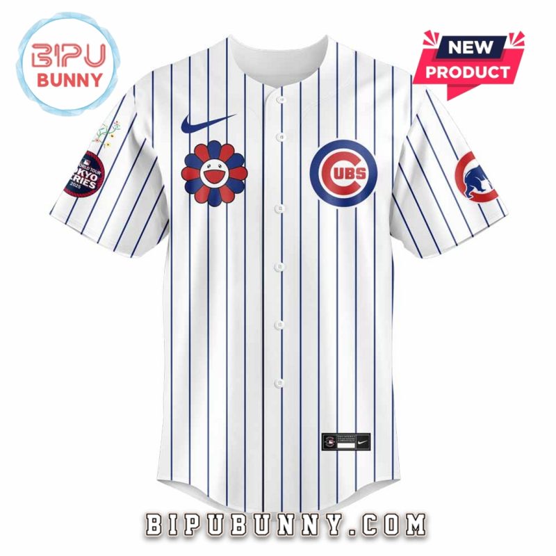 Chicago Cubs Takashi Murakami Tokyo Series Baseball Jersey