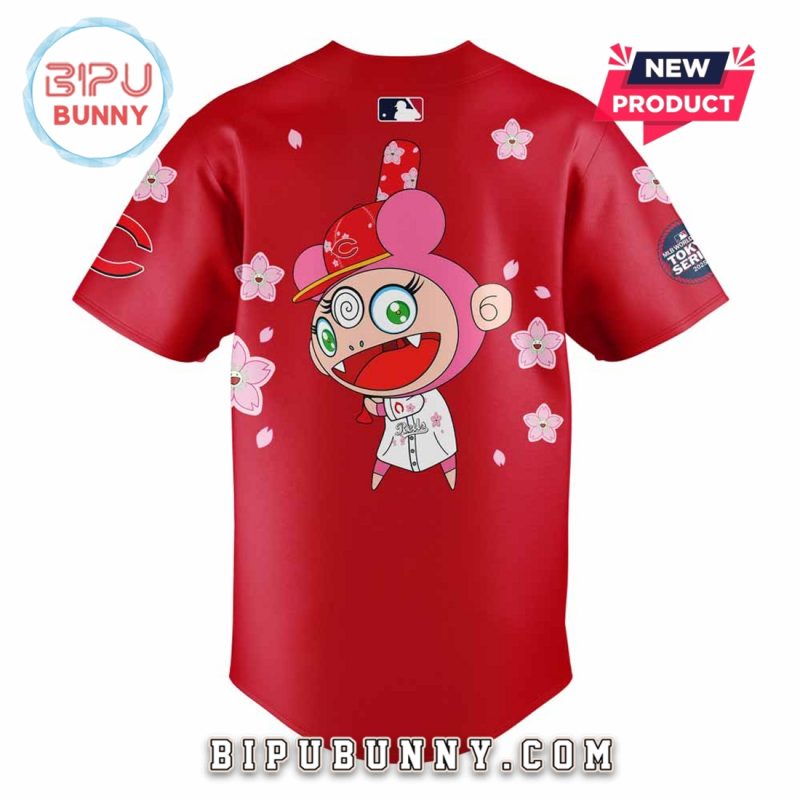 Cincinnati Reds Takashi Murakami Tokyo Series Baseball Jersey