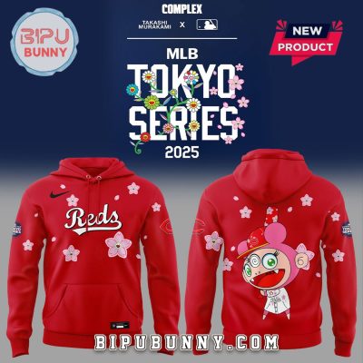Cincinnati Reds Takashi Murakami Tokyo Series Hoodie