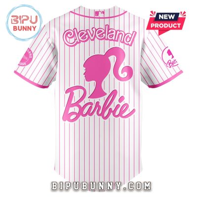 Cleveland Guardians MLB x Barbie Night Game Baseball Jersey