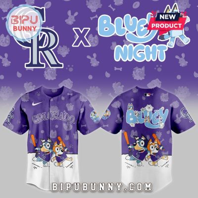 Colorado Rockies 2025 Bluey Night Baseball Jersey