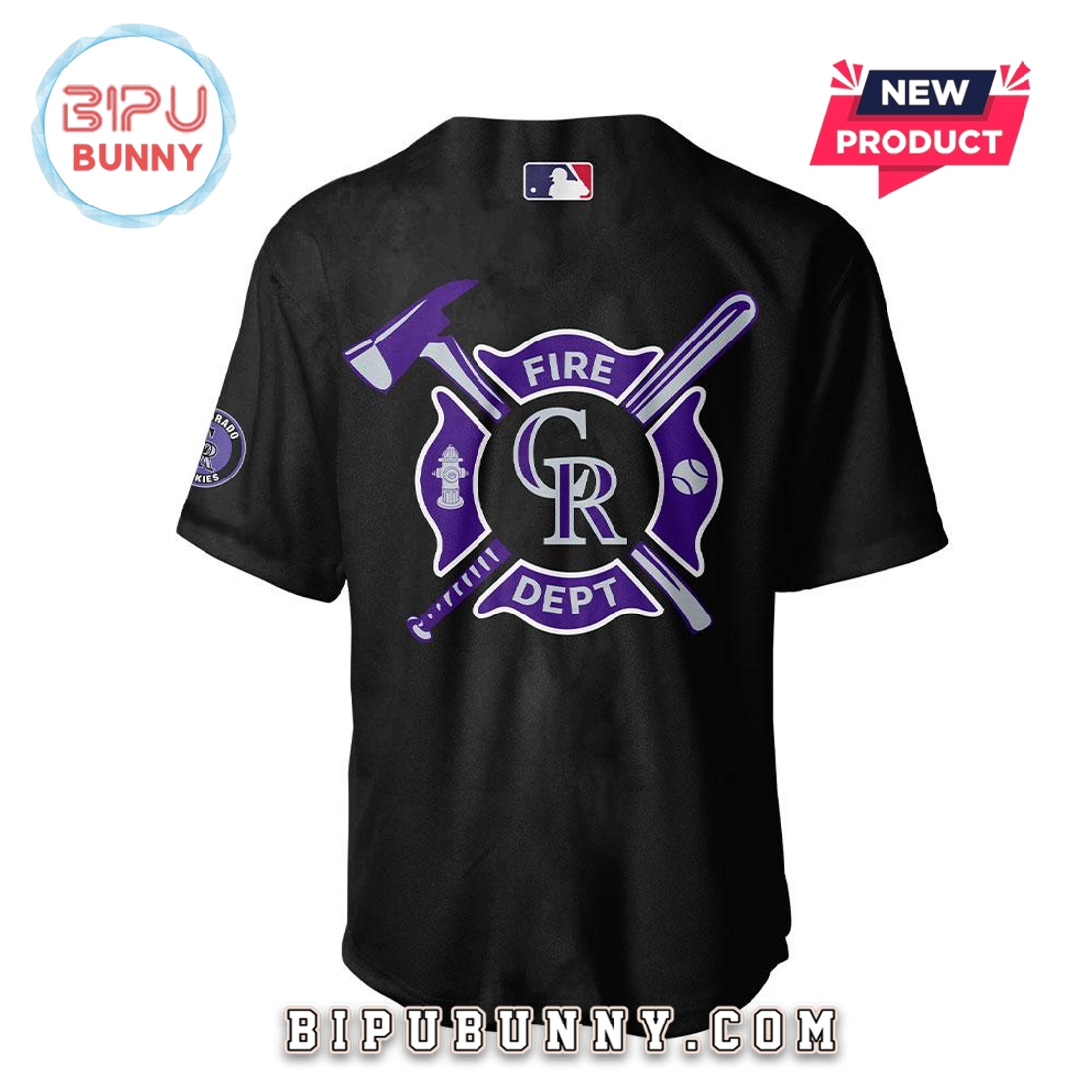 Colorado Rockies Firefighter Appreciation Night Baseball Jersey Colorado Rockies Firefighter Appreciation Night Baseball Jersey