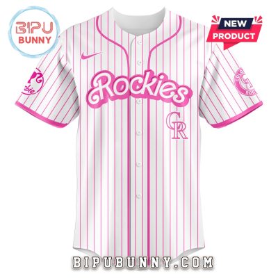 Colorado Rockies MLB x Barbie Night Game Baseball Jersey
