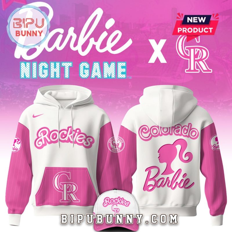 Colorado Rockies MLB x Barbie Night Game Hoodie And Pants