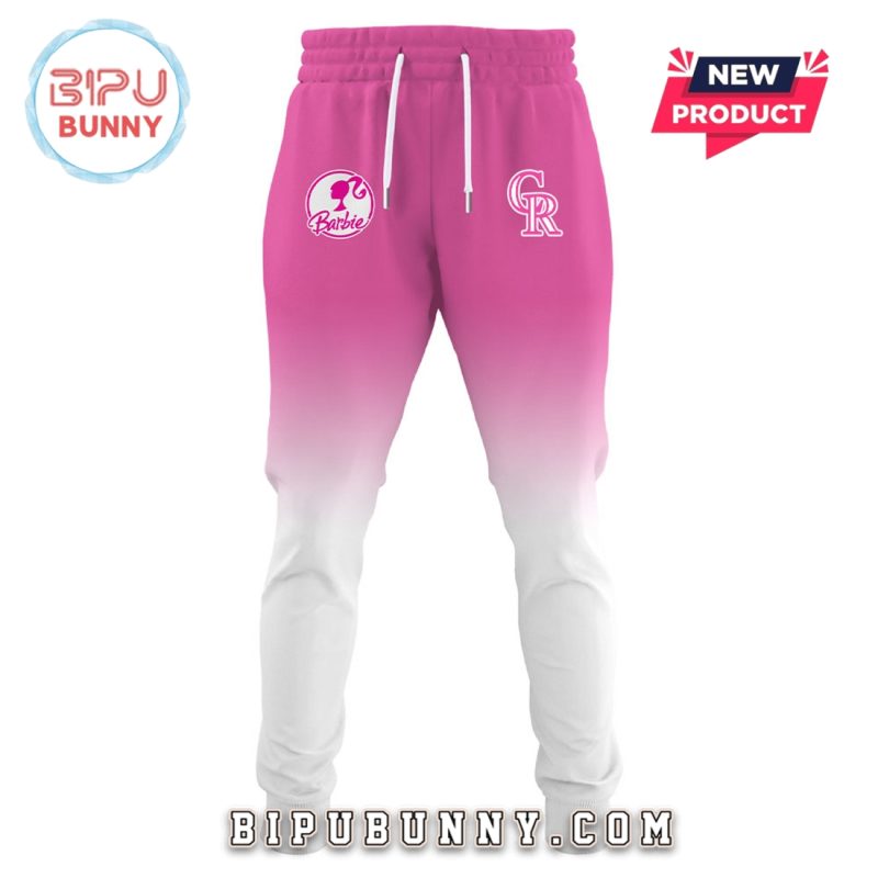 Colorado Rockies MLB x Barbie Night Game Hoodie And Pants
