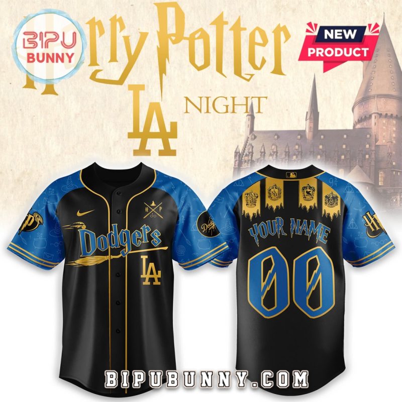 Custom Los Angeles Dodgers x Harry Potter Night Heritage Baseball Jersey