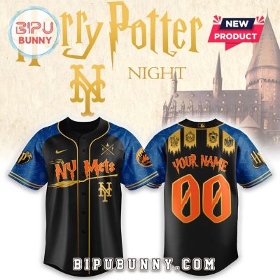 Custom New York Mets x Harry Potter Night Heritage Baseball Jersey