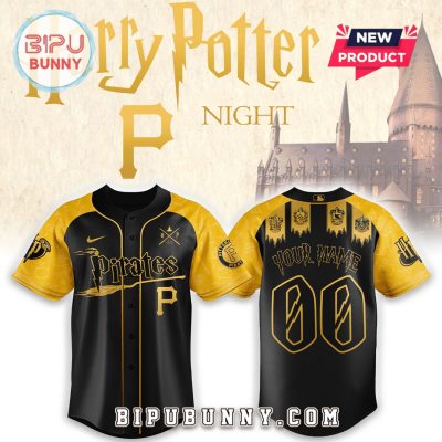 Custom Pittsburgh Pirates x Harry Potter Night Heritage Baseball Jersey