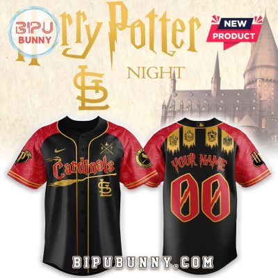 Custom St.Louis Cardinals x Harry Potter Night Heritage Baseball Jersey