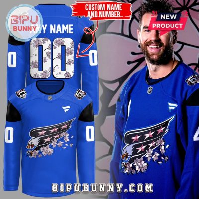 Custom Washington Capitals Behind The Bloom Hockey Jersey