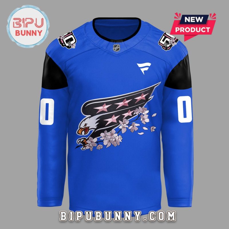 Custom Washington Capitals Behind The Bloom Hockey Jersey