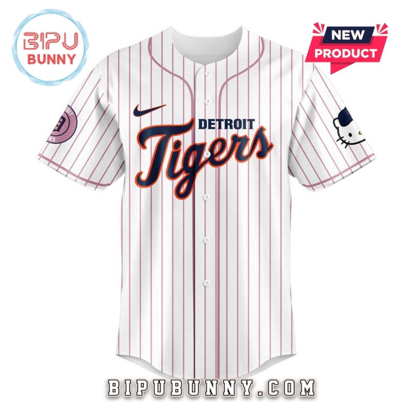 Detroit Tigers x Hello Kitty Night Game Baseball Jersey