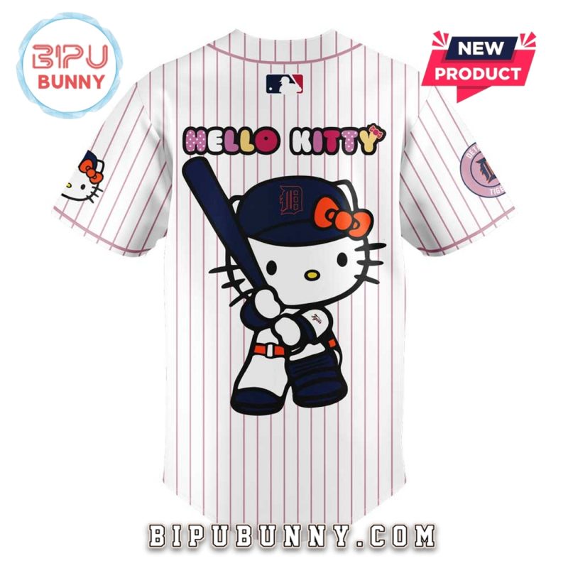 Detroit Tigers x Hello Kitty Night Game Baseball Jersey