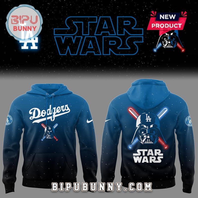 Dodgers Baseball 2025 Stars Wars Hoodie