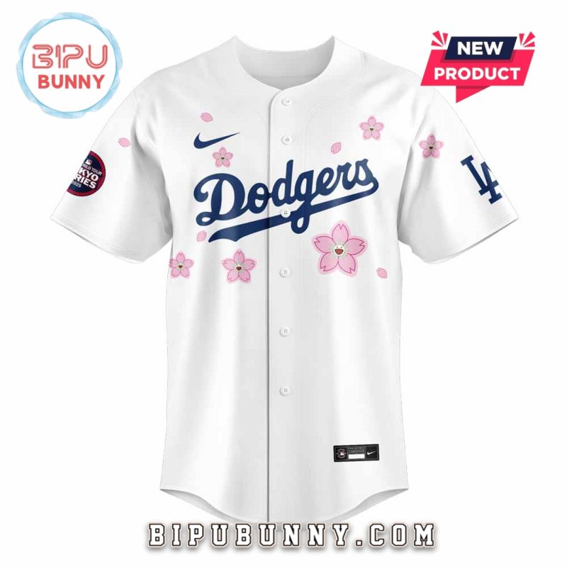 Dodgers Takashi Murakami MLB Tokyo Series White Baseball Jersey